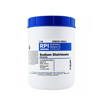 Rpi Sodium Diatrizoate Dihydrate, 1 KG S98250-1000.0